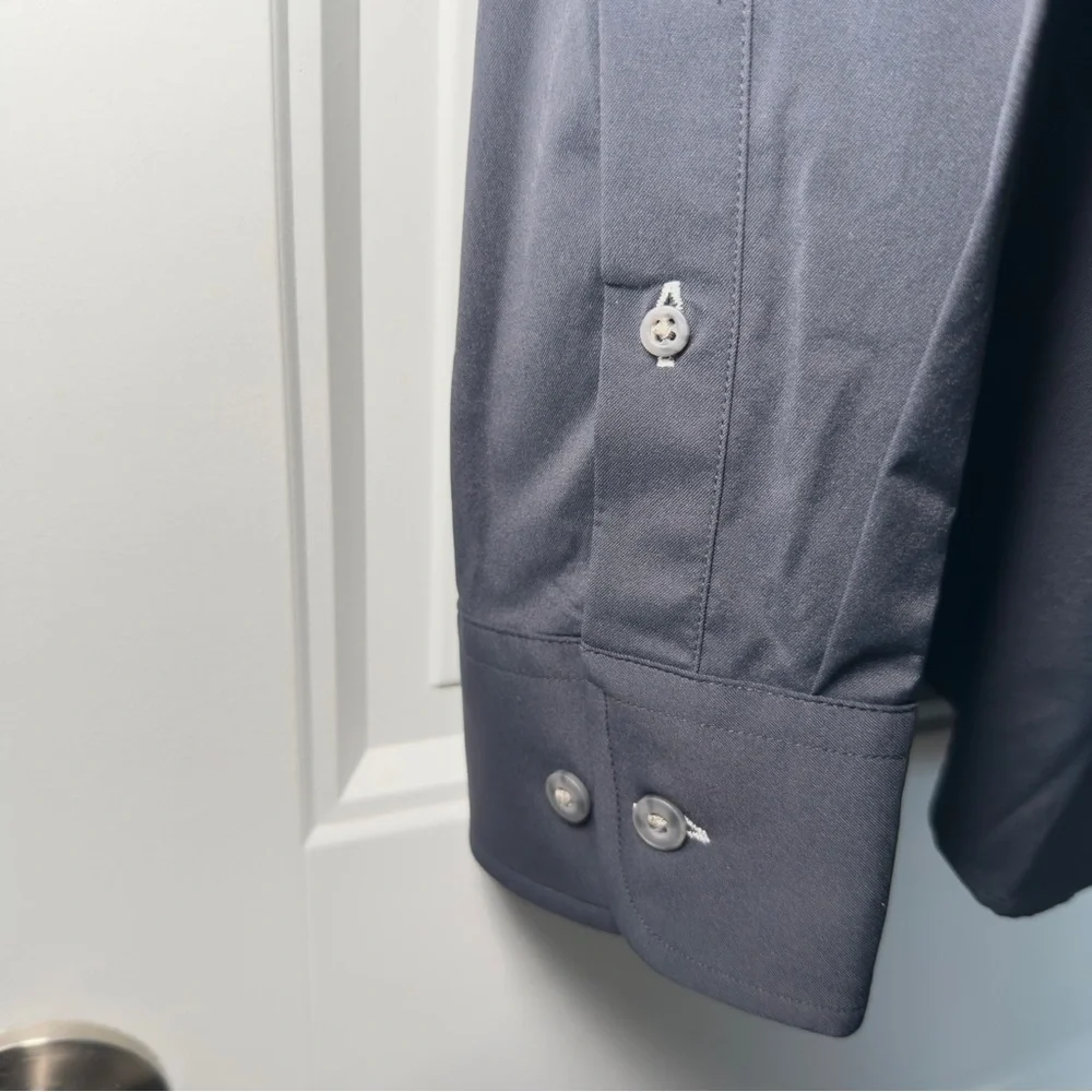 Untuckit XXX-Large Gironde Black Performance Long Sleeve Stretch Button Up Shirt